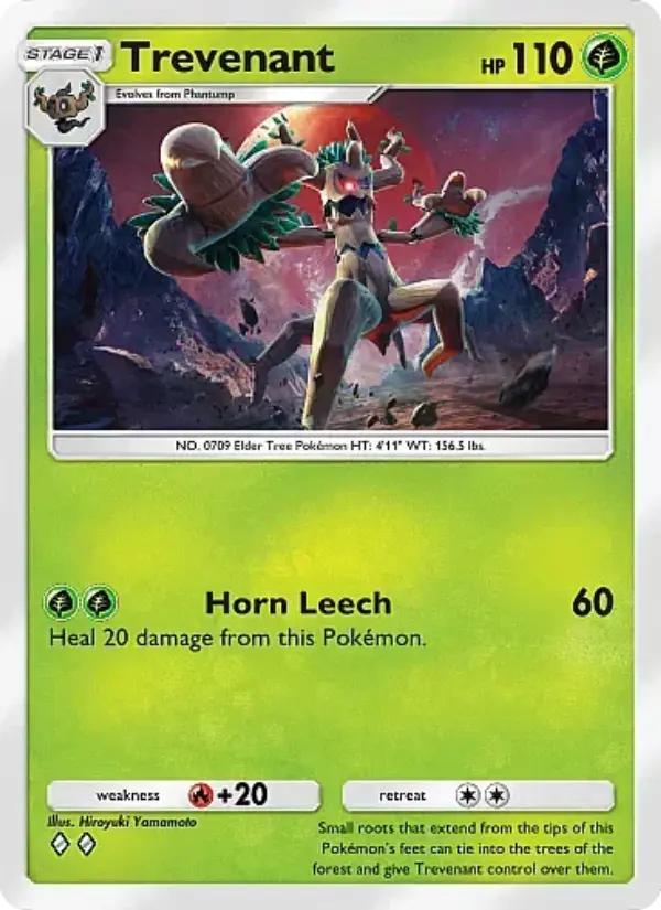 Trevenant Rare rarity Mega Rising Pokémon card price