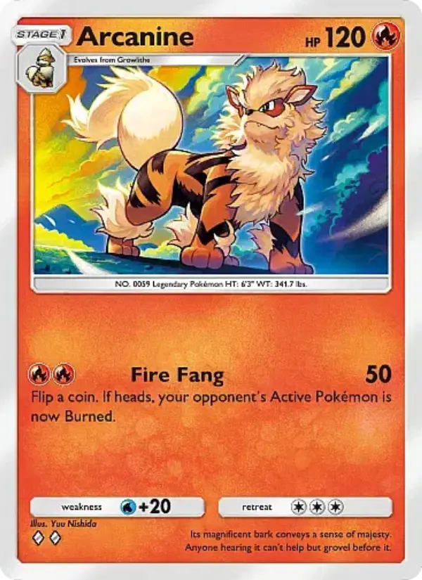 Arcanine Rare rarity Mega Rising Pokémon card price