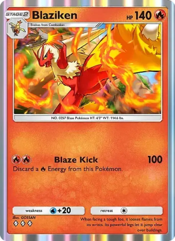 Blaziken Rare rarity Mega Rising Pokémon card price