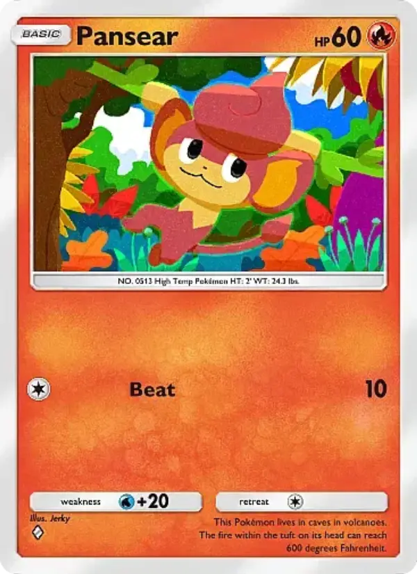 Pansear Rare rarity Mega Rising Pokémon card price