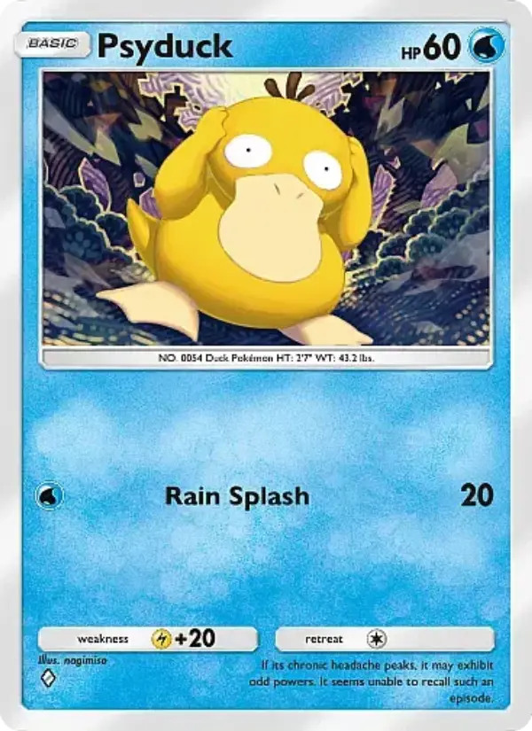Psyduck Rare rarity Mega Rising Pokémon card price