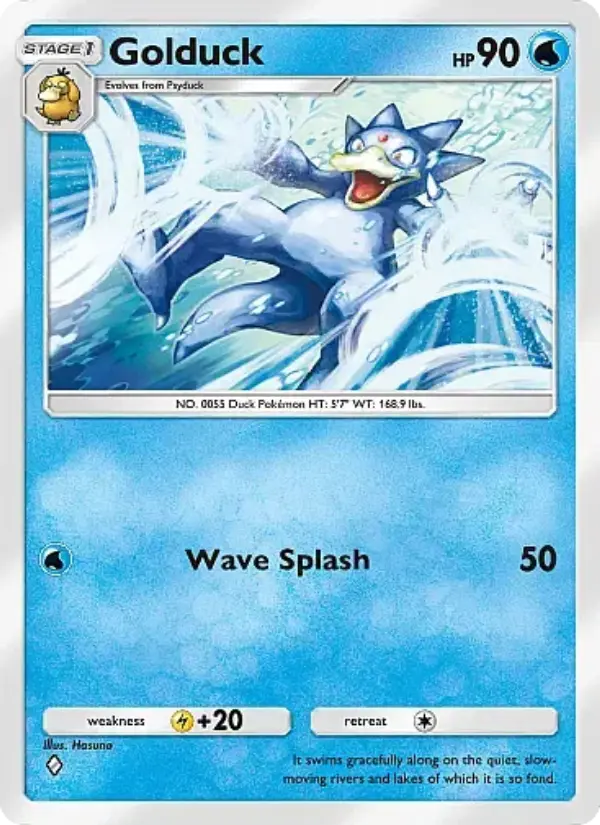 Golduck Rare rarity Mega Rising Pokémon card price