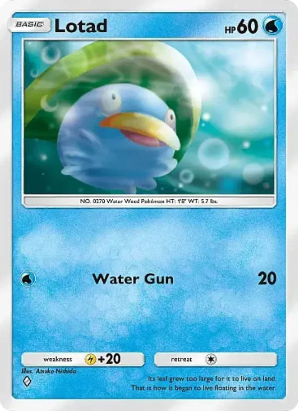 Lotad Rare rarity Mega Rising Pokémon card price