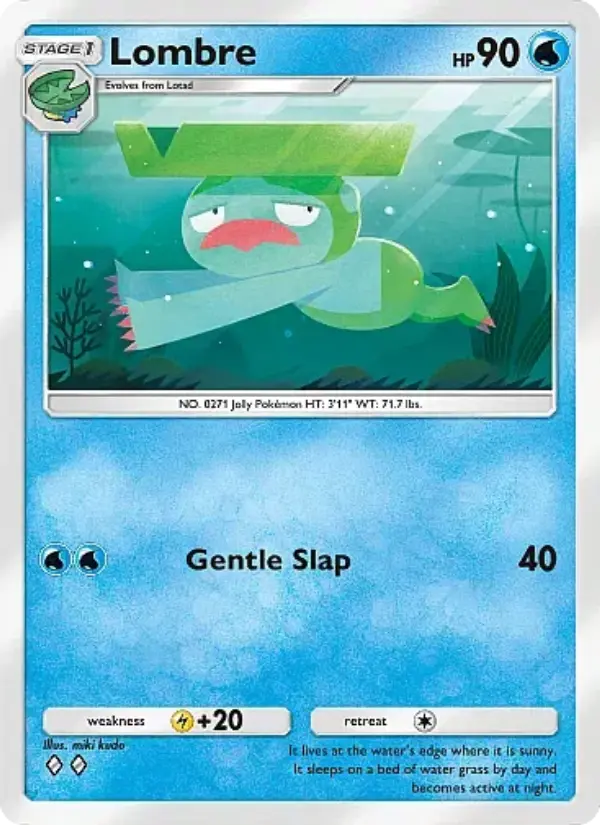 Lombre Rare rarity Mega Rising Pokémon card price