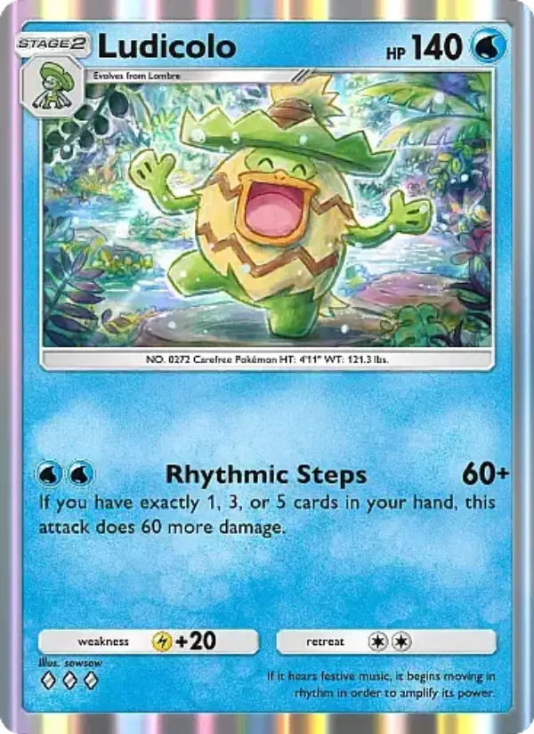Ludicolo Rare rarity Mega Rising Pokémon card price