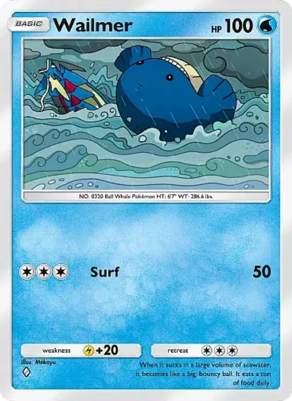 Wailmer Rare rarity Mega Rising Pokémon card price