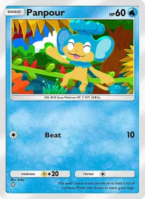 Panpour Rare rarity Mega Rising Pokémon card price