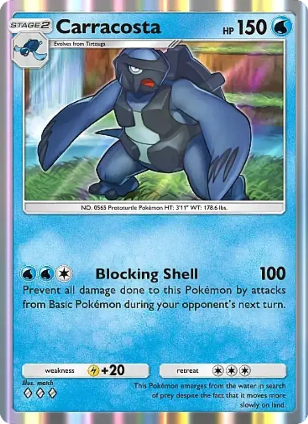 Carracosta Rare rarity Mega Rising Pokémon card price
