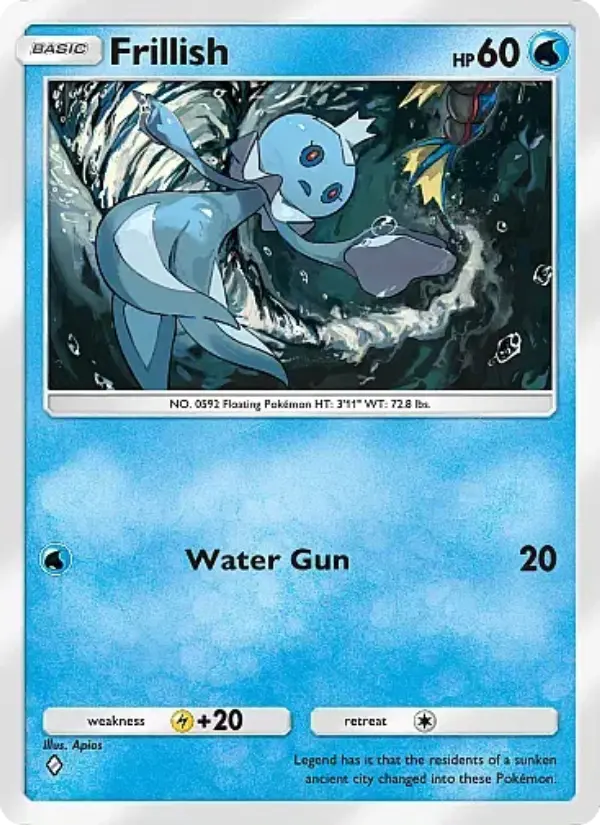 Frillish Rare rarity Mega Rising Pokémon card price