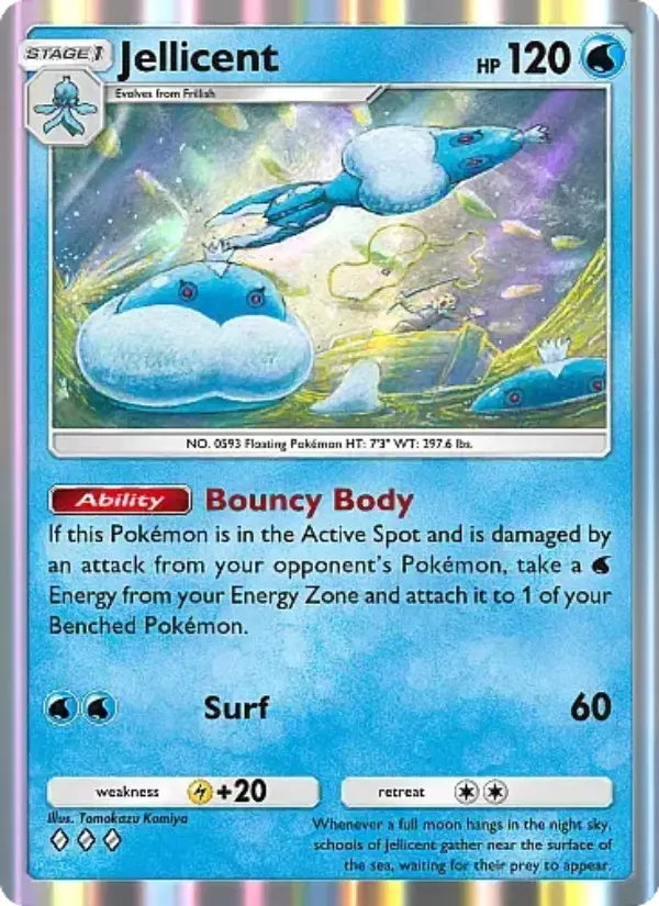 Jellicent Rare rarity Mega Rising Pokémon card price