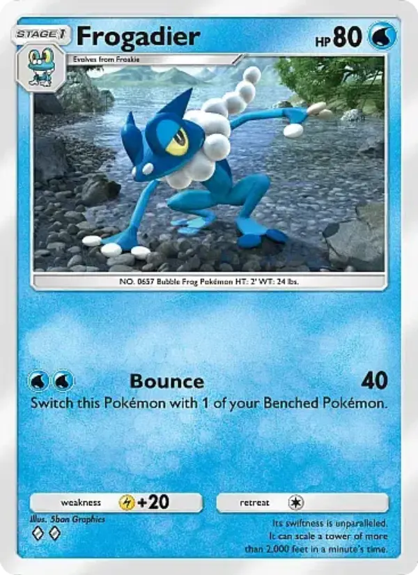 Frogadier Rare rarity Mega Rising Pokémon card price