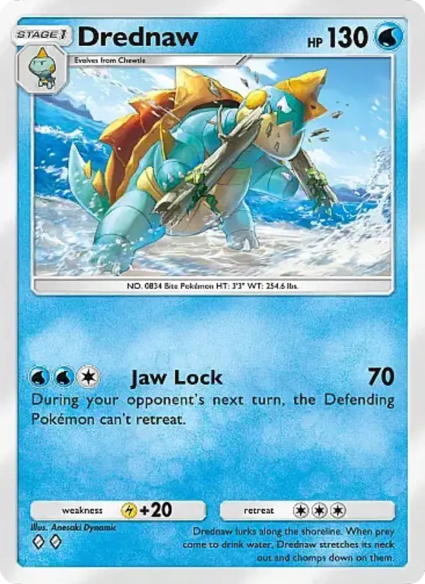 Drednaw Rare rarity Mega Rising Pokémon card price