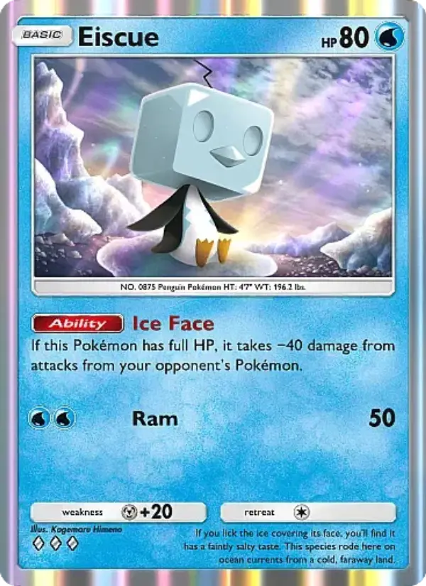 Eiscue Rare rarity Mega Rising Pokémon card price