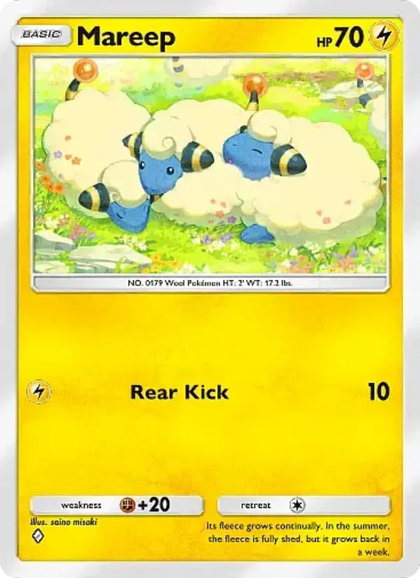Mareep Rare rarity Mega Rising Pokémon card price
