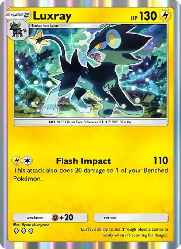 Luxray Rare rarity Mega Rising Pokémon card price