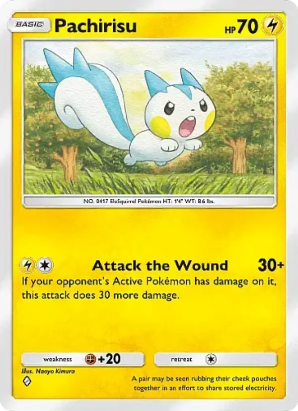 Pachirisu Rare rarity Mega Rising Pokémon card price