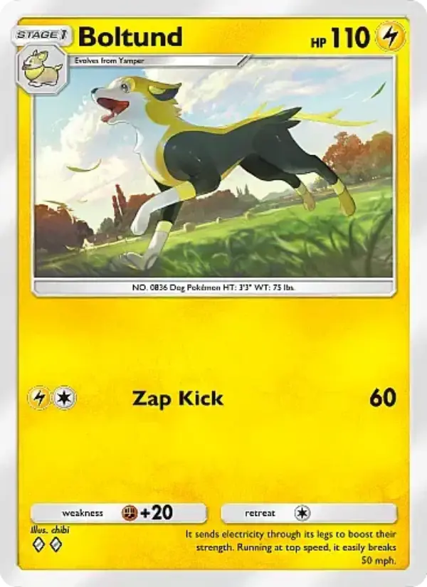 Boltund Rare rarity Mega Rising Pokémon card price