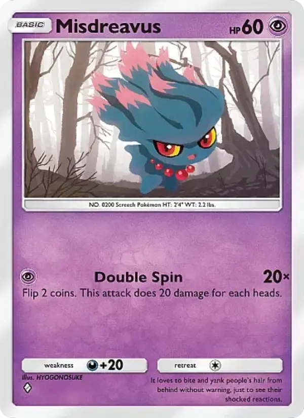 Misdreavus Rare rarity Mega Rising Pokémon card price