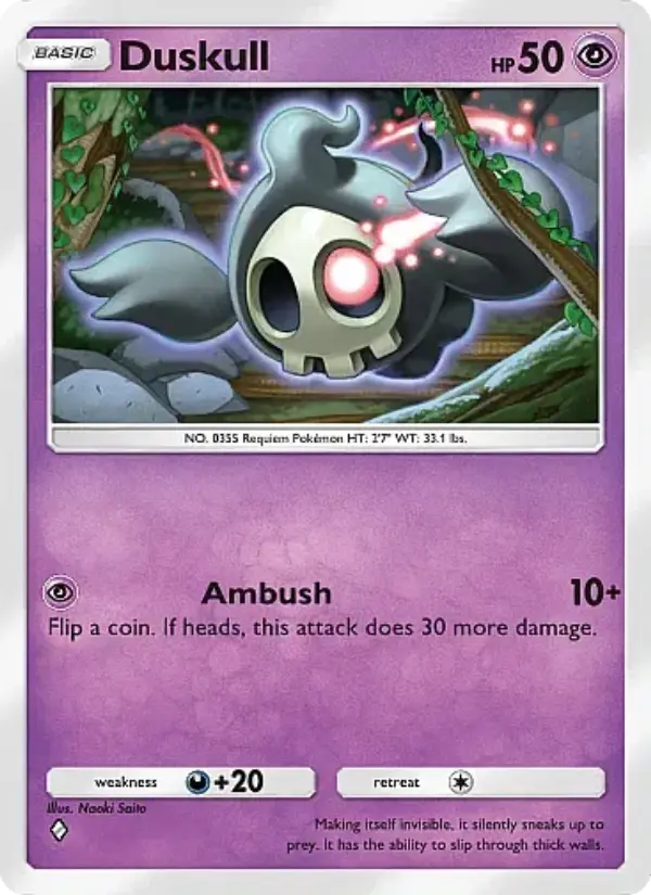 Duskull Rare rarity Mega Rising Pokémon card price