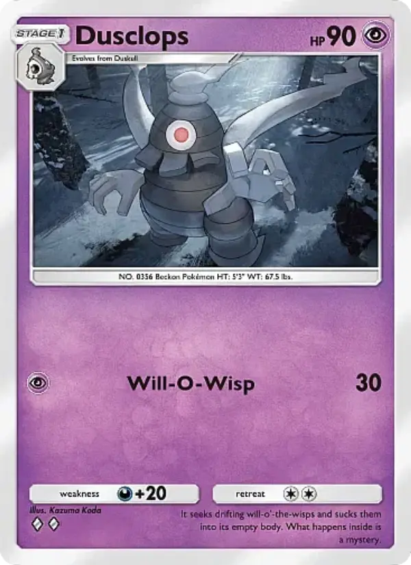 Dusclops Rare rarity Mega Rising Pokémon card price