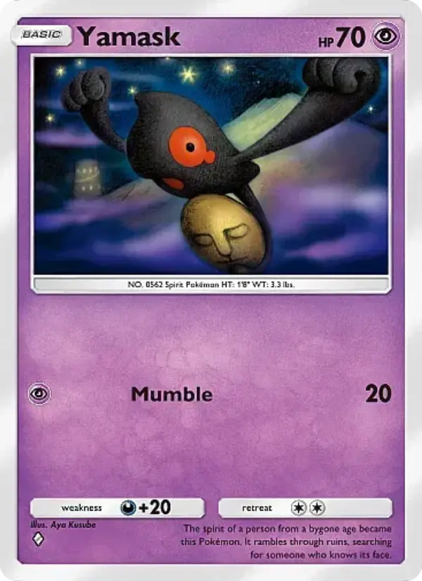 Yamask Rare rarity Mega Rising Pokémon card price