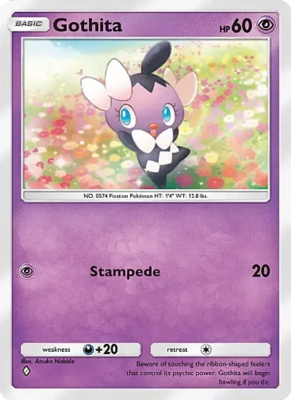 Gothita Rare rarity Mega Rising Pokémon card price