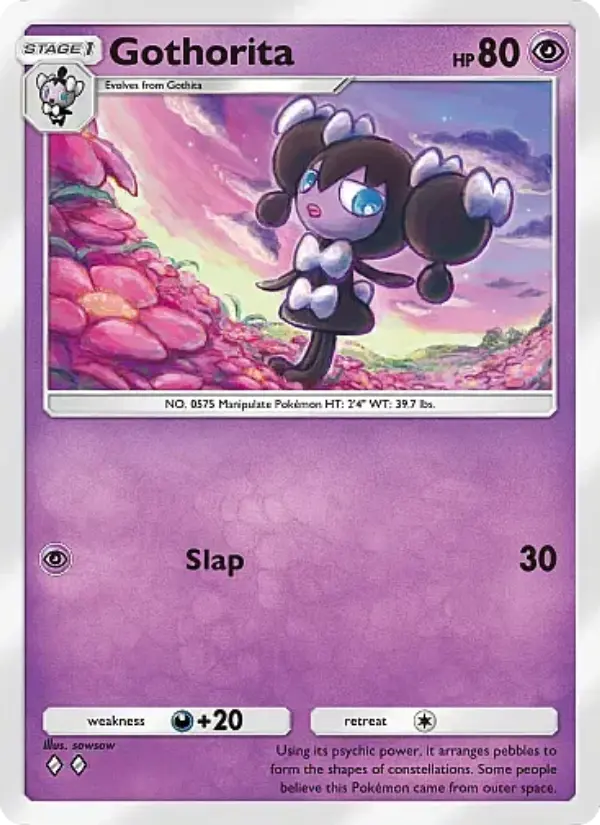 Gothorita Rare rarity Mega Rising Pokémon card price