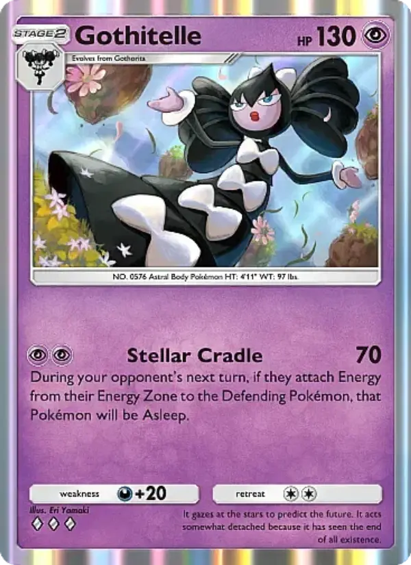 Gothitelle Rare rarity Mega Rising Pokémon card price