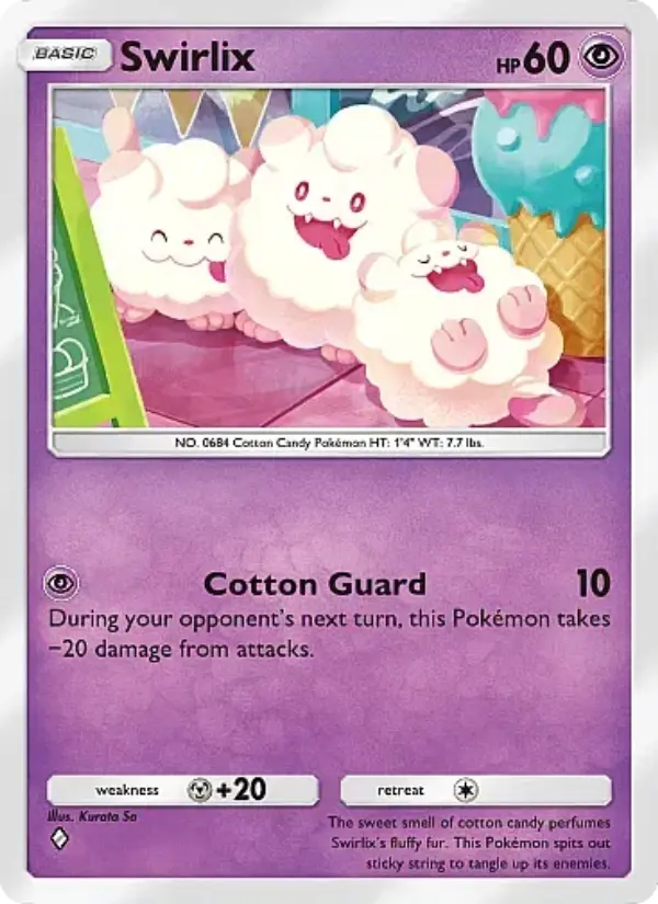 Swirlix Rare rarity Mega Rising Pokémon card price