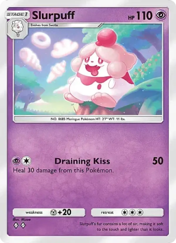 Slurpuff Rare rarity Mega Rising Pokémon card price