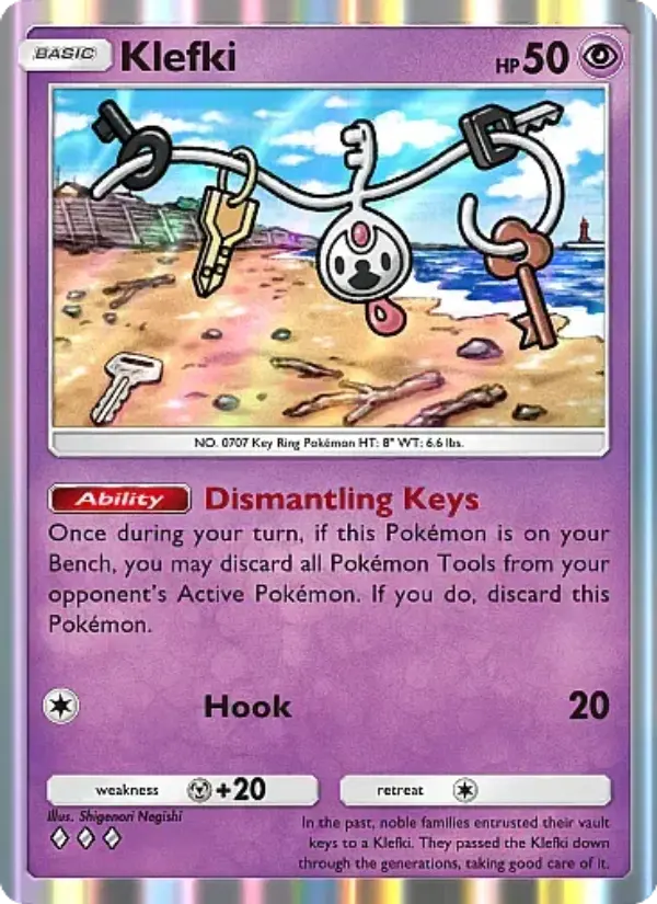 Klefki Rare rarity Mega Rising Pokémon card price