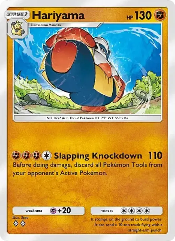 Hariyama Rare rarity Mega Rising Pokémon card price