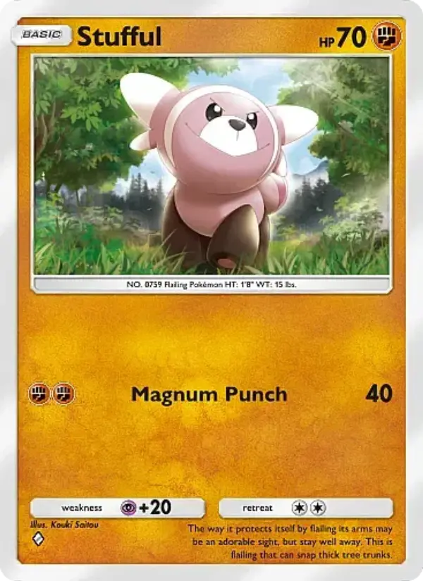 Stufful Rare rarity Mega Rising Pokémon card price