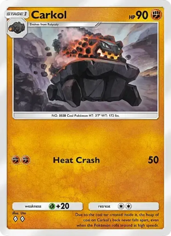 Carkol Rare rarity Mega Rising Pokémon card price