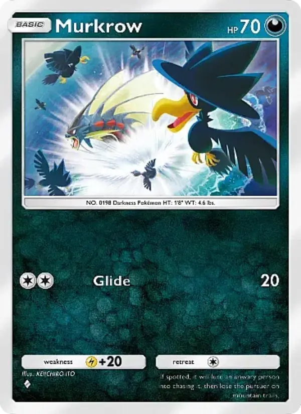 Murkrow Rare rarity Mega Rising Pokémon card price