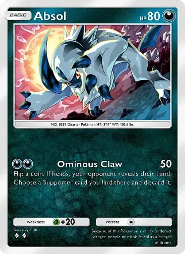 Absol Rare rarity Mega Rising Pokémon card price