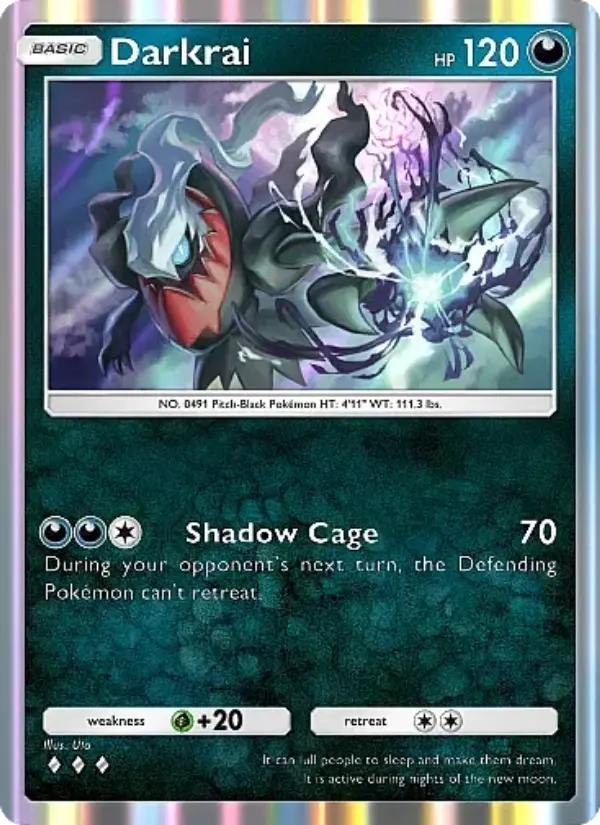 Darkrai Rare rarity Mega Rising Pokémon card price