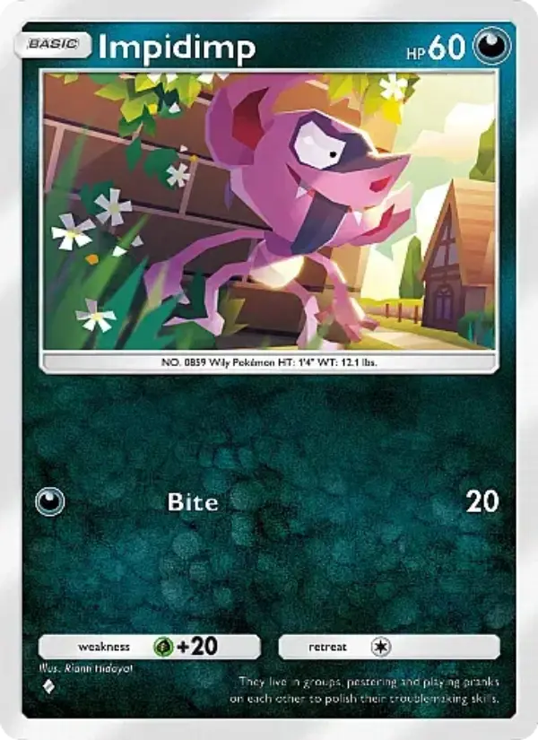 Impidimp Rare rarity Mega Rising Pokémon card price