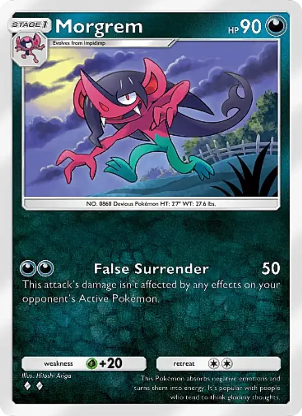 Morgrem Rare rarity Mega Rising Pokémon card price