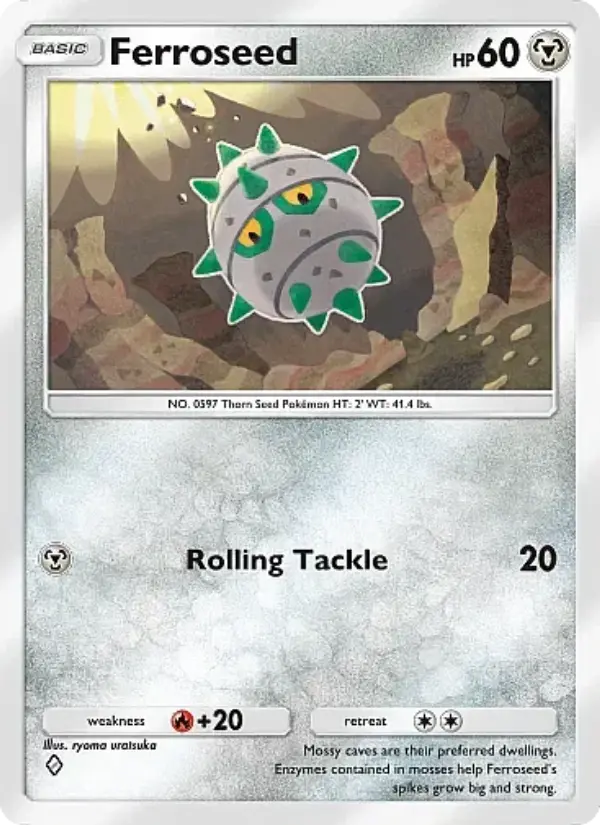 Ferroseed Rare rarity Mega Rising Pokémon card price