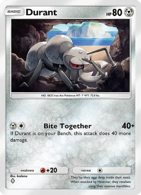 Durant Rare rarity Mega Rising Pokémon card price