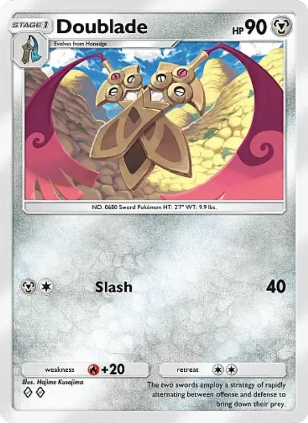 Doublade Rare rarity Mega Rising Pokémon card price