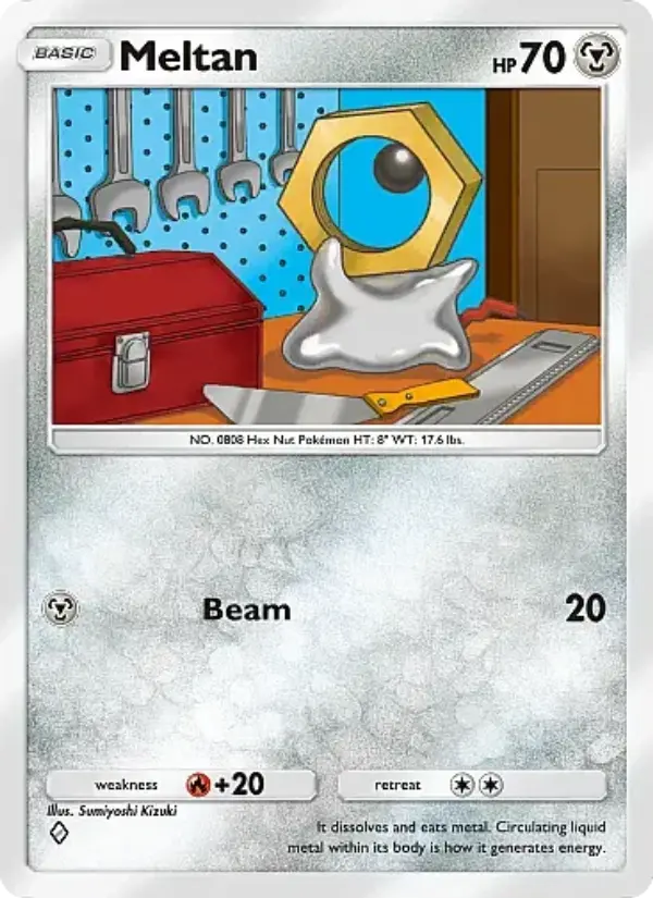 Meltan Rare rarity Mega Rising Pokémon card price
