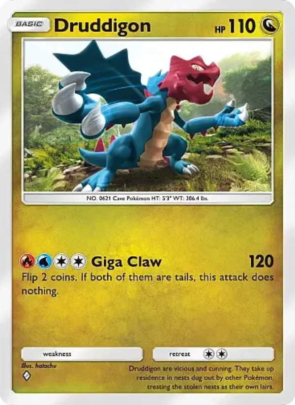 Druddigon Rare rarity Mega Rising Pokémon card price