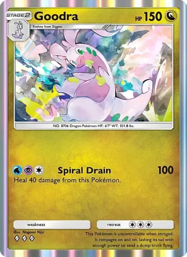 Goodra Rare rarity Mega Rising Pokémon card price