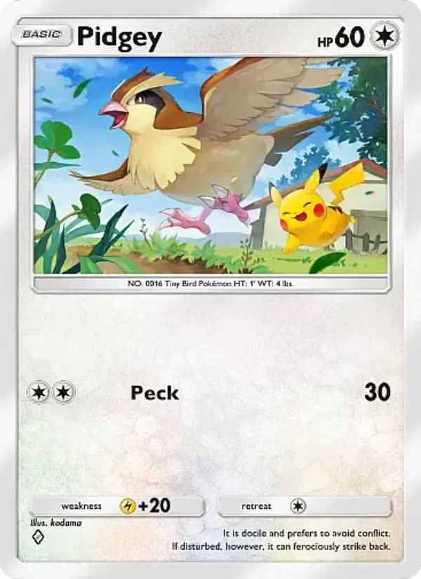 Pidgey Rare rarity Mega Rising Pokémon card price
