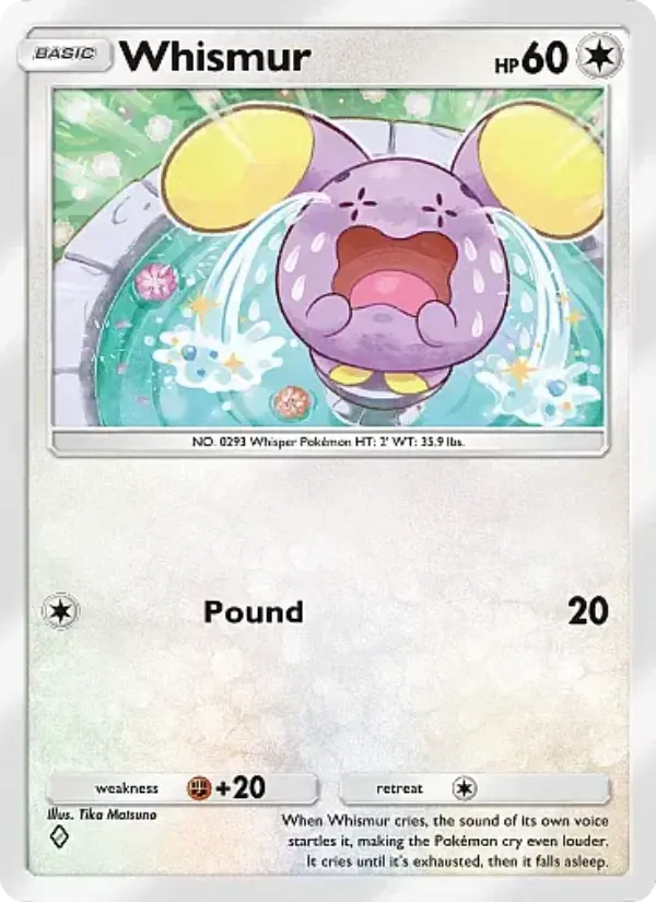 Whismur Rare rarity Mega Rising Pokémon card price