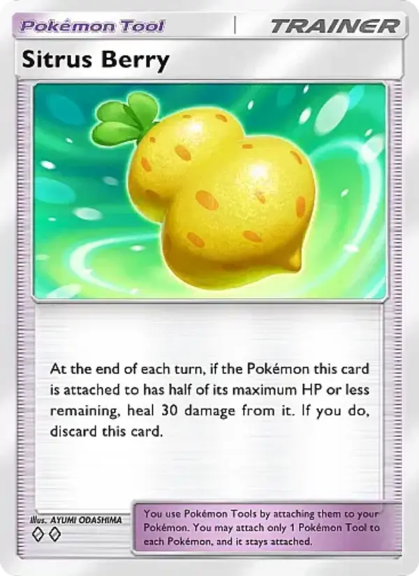 Sitrus Berry Rare rarity Mega Rising Pokémon card price