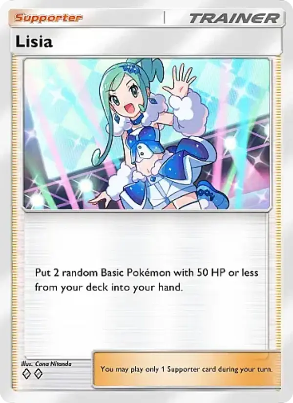 Lisia Rare rarity Mega Rising Pokémon card price