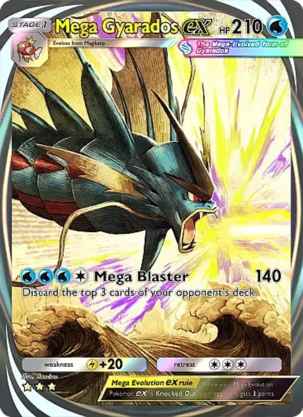 Mega Gyarados ex Secret Rare rarity Mega Rising Pokémon card price